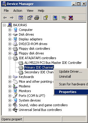 device manager