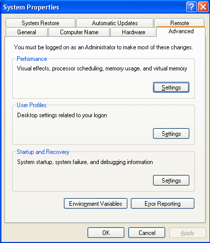 System Properties